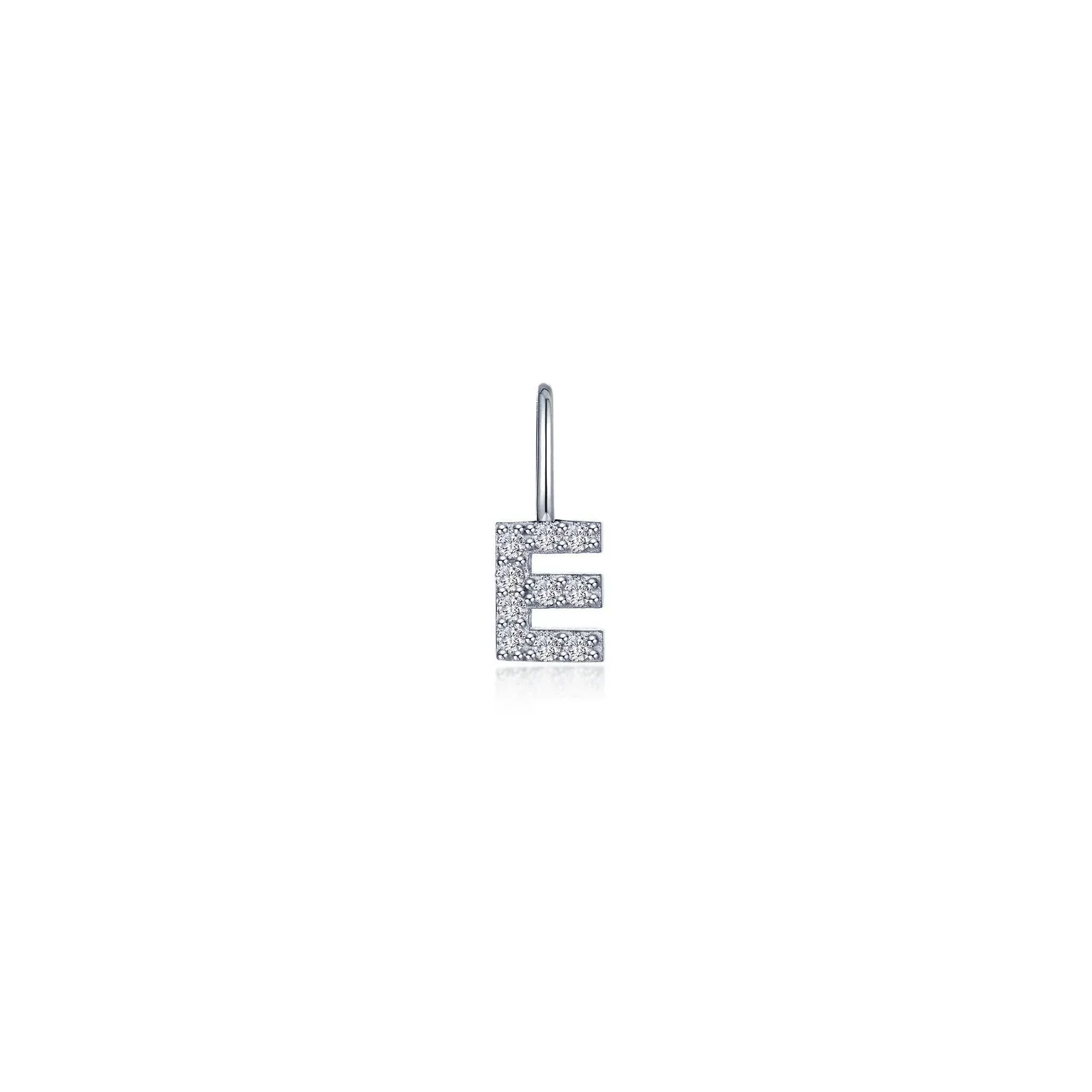 Lafonn Simulated Diamond Letter E Charm Pendant P2040CPE