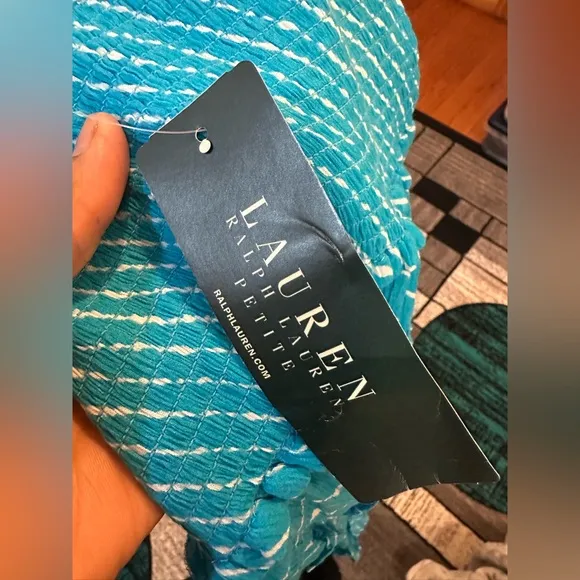 Lauren Ralph Lauren Blue Striped Women's Skirt