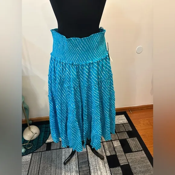 Lauren Ralph Lauren Blue Striped Women's Skirt