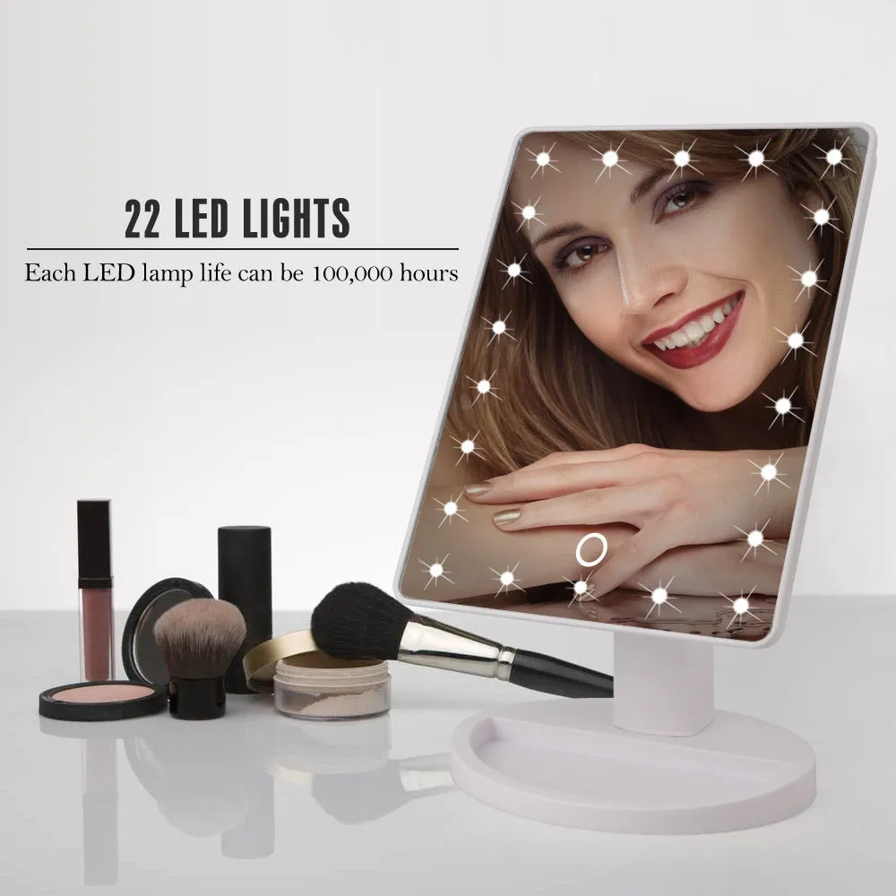 LED Touch Screen Makeup Mirror