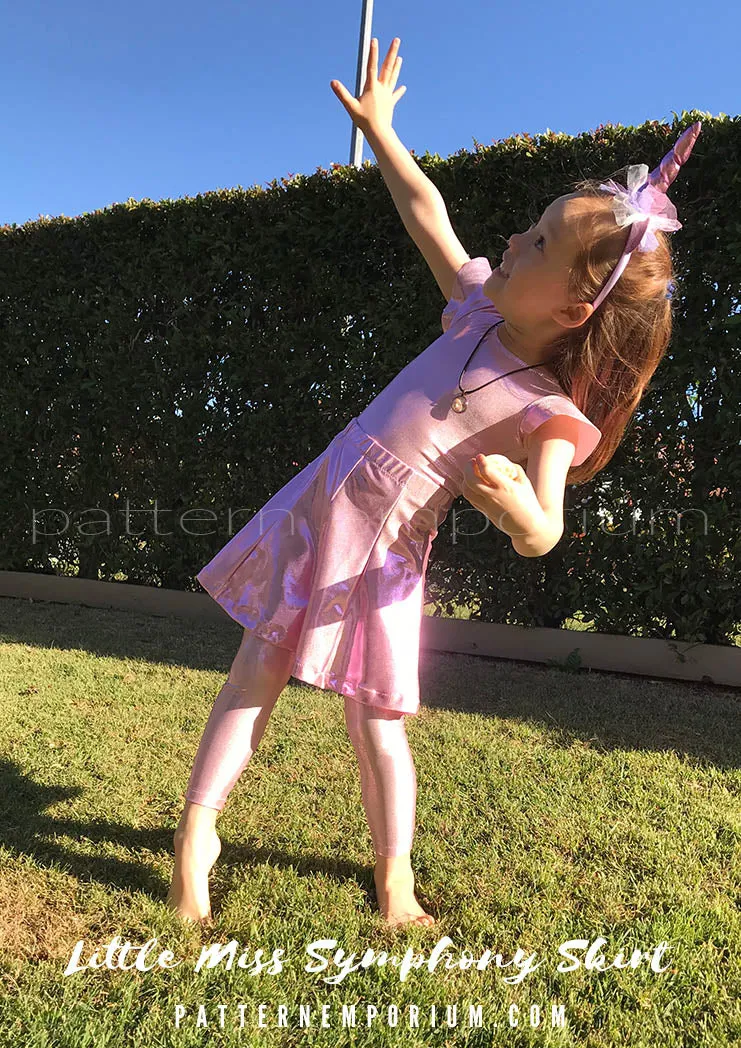 Little Miss Symphony Skirt | Girls Sewing Pattern