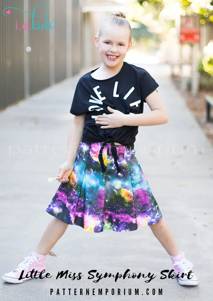 Little Miss Symphony Skirt | Girls Sewing Pattern