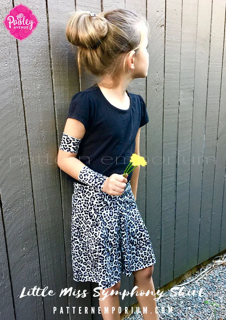 Little Miss Symphony Skirt | Girls Sewing Pattern