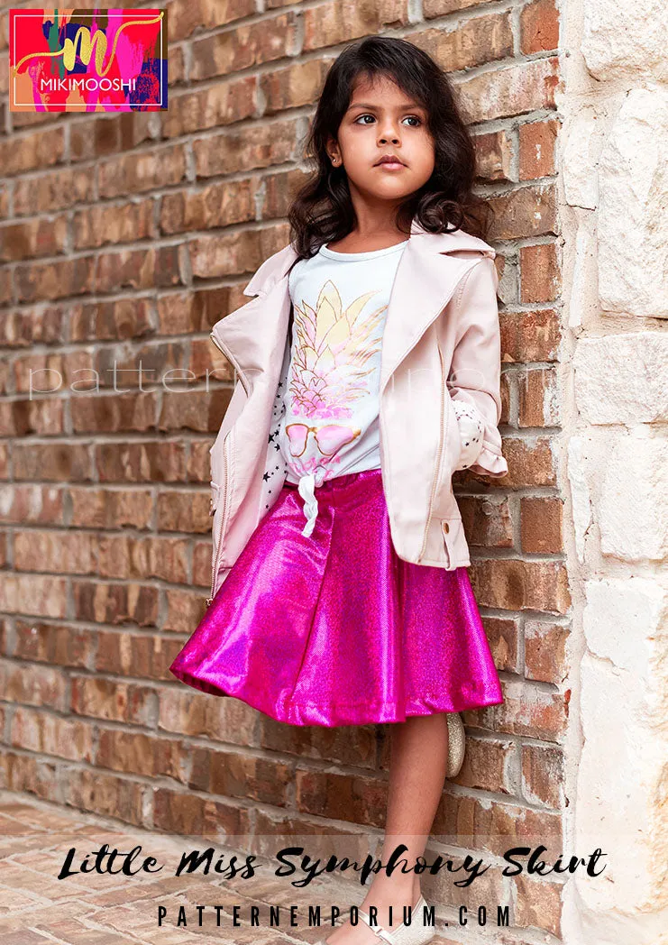 Little Miss Symphony Skirt | Girls Sewing Pattern