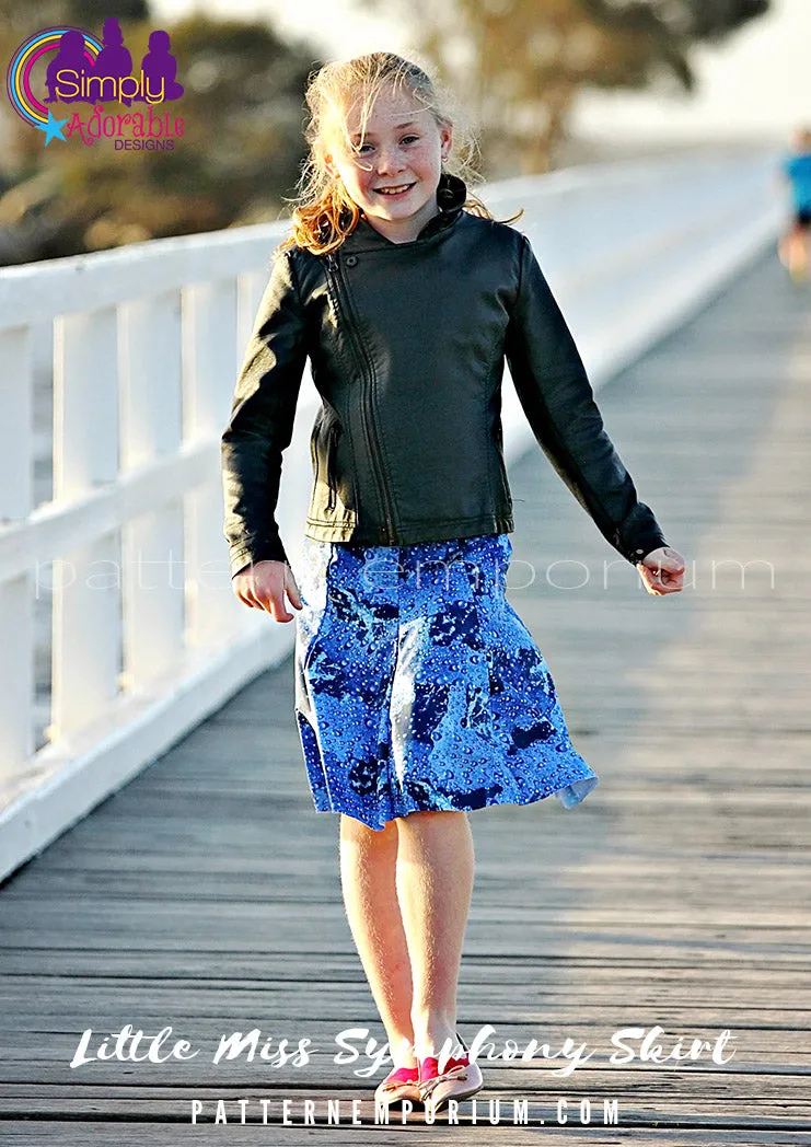 Little Miss Symphony Skirt | Girls Sewing Pattern