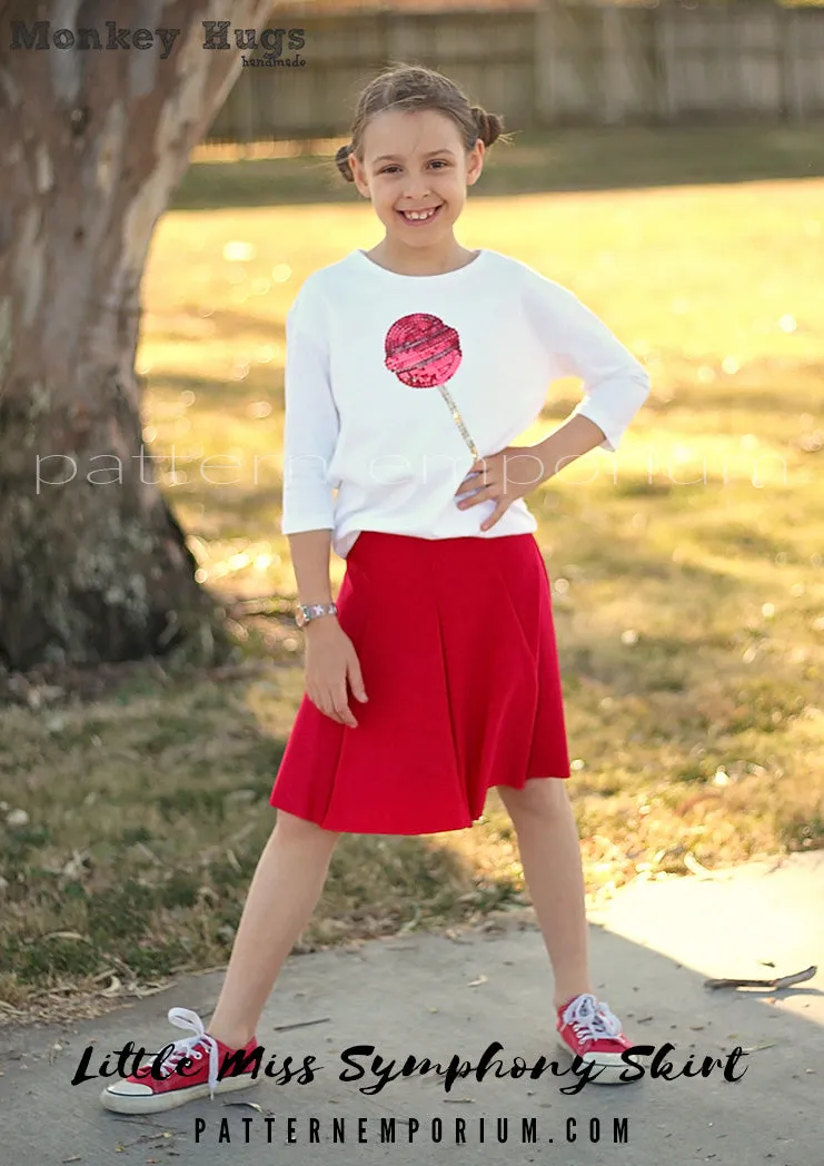 Little Miss Symphony Skirt | Girls Sewing Pattern