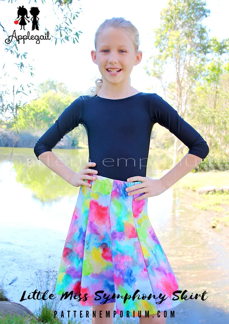 Little Miss Symphony Skirt | Girls Sewing Pattern