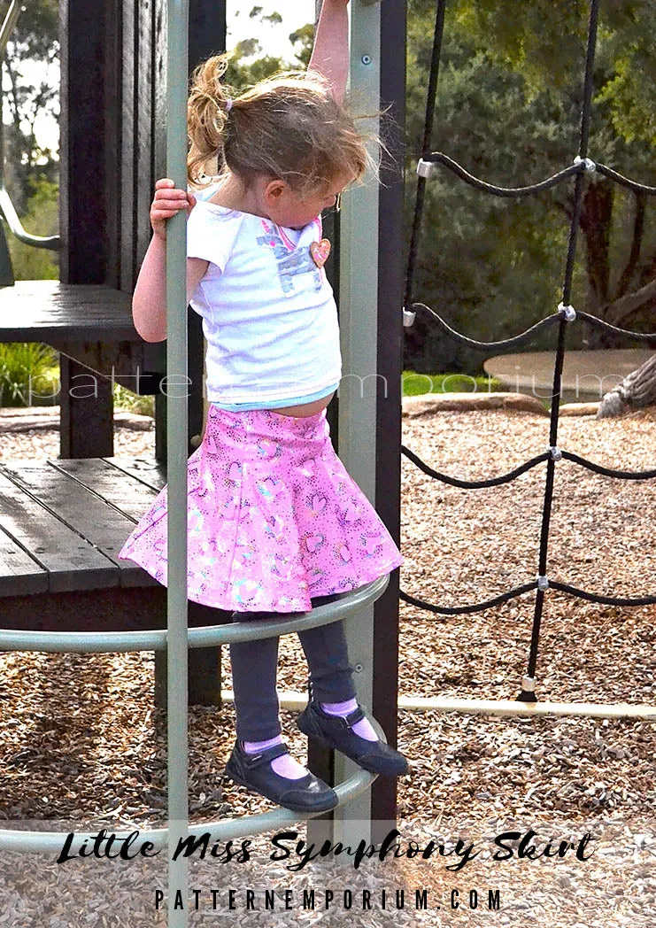 Little Miss Symphony Skirt | Girls Sewing Pattern