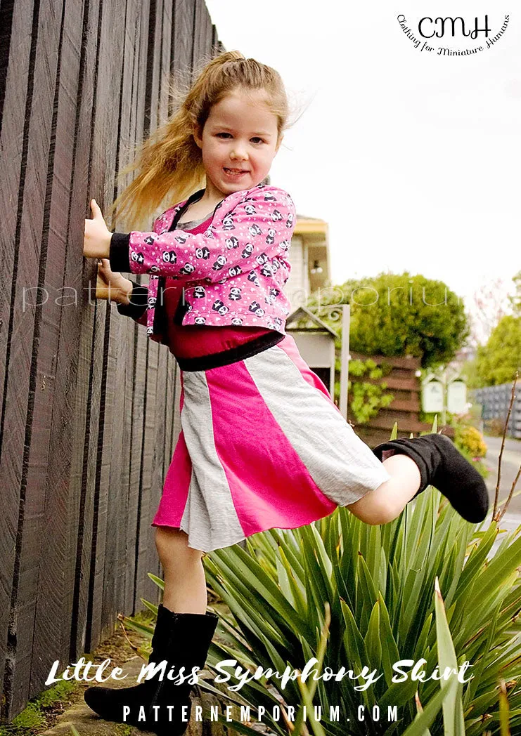 Little Miss Symphony Skirt | Girls Sewing Pattern