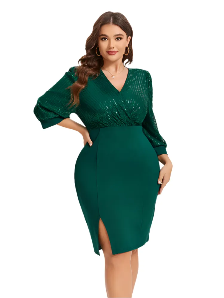 Lucia – Women’s Lantern Sleeve Dress