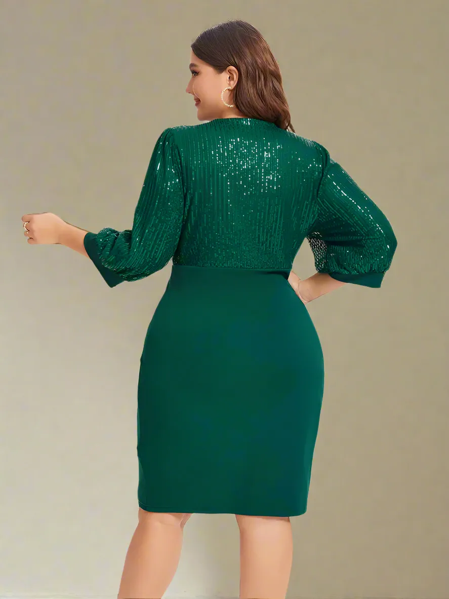 Lucia – Women’s Lantern Sleeve Dress