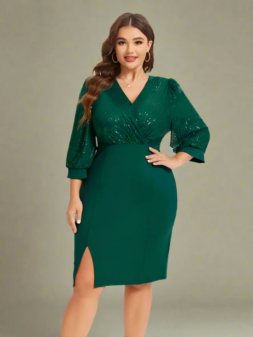 Lucia – Women’s Lantern Sleeve Dress