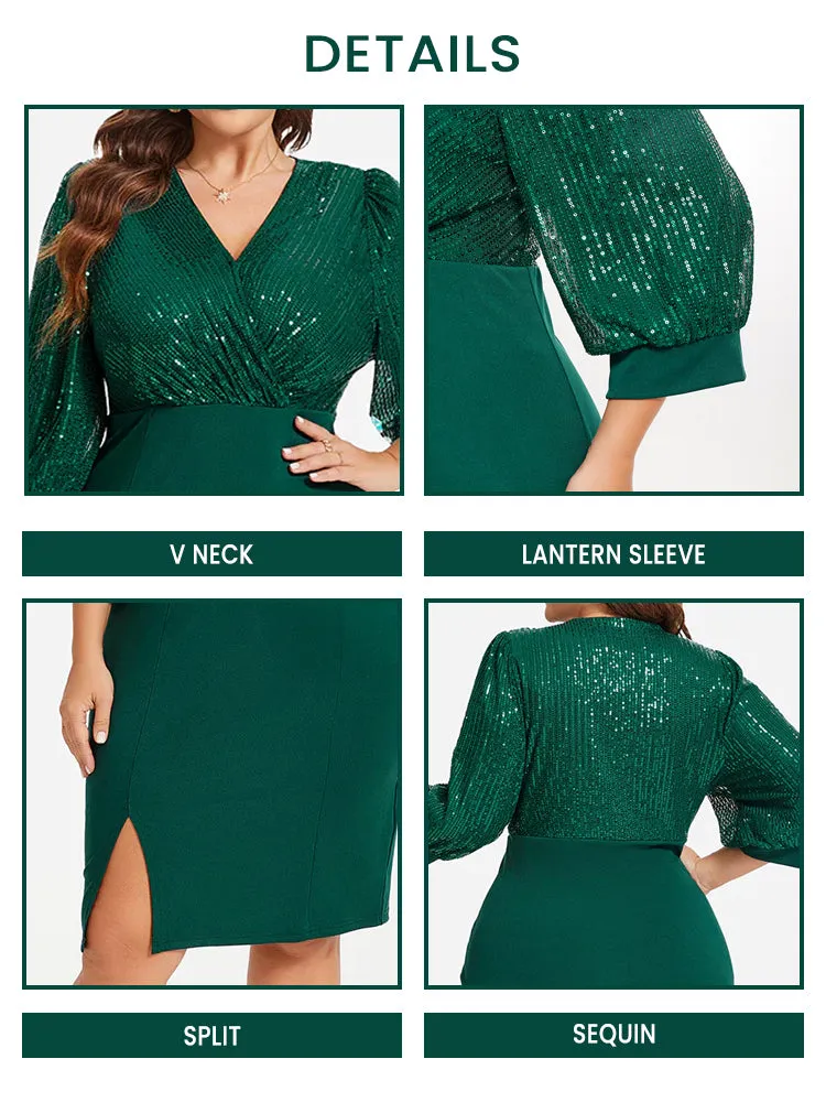 Lucia – Women’s Lantern Sleeve Dress