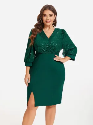 Lucia – Women’s Lantern Sleeve Dress