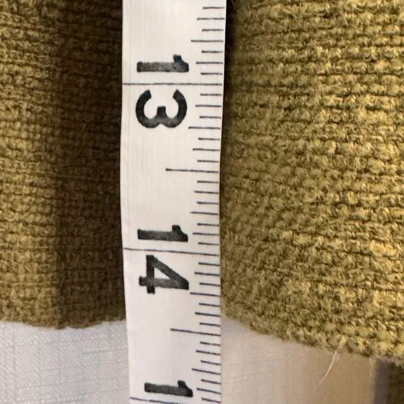 MADEWELL Texture &amp; Thread Wrap Jacket Women's L Olive Green Casual Boho Capsule