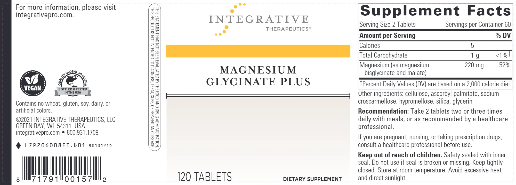 Magnesium Glycinate Plus