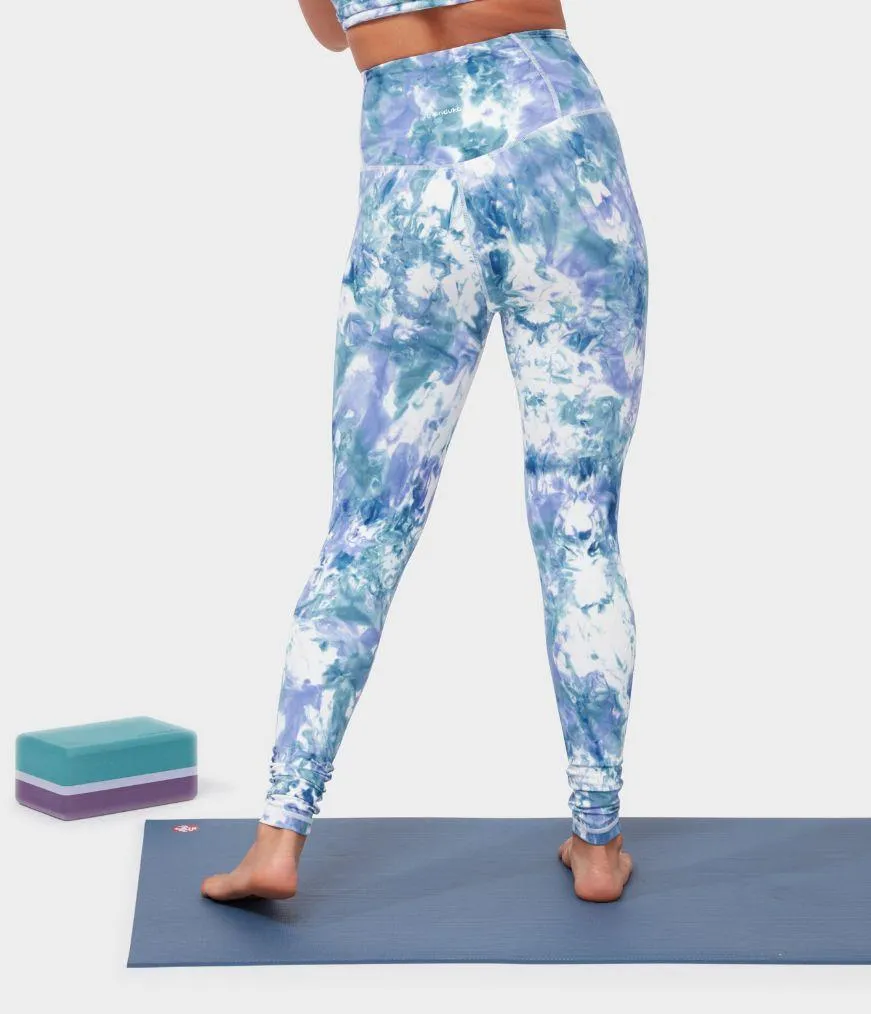 Manduka Apparel - Women's Aurora Legging - Aurora Be Bold Blue