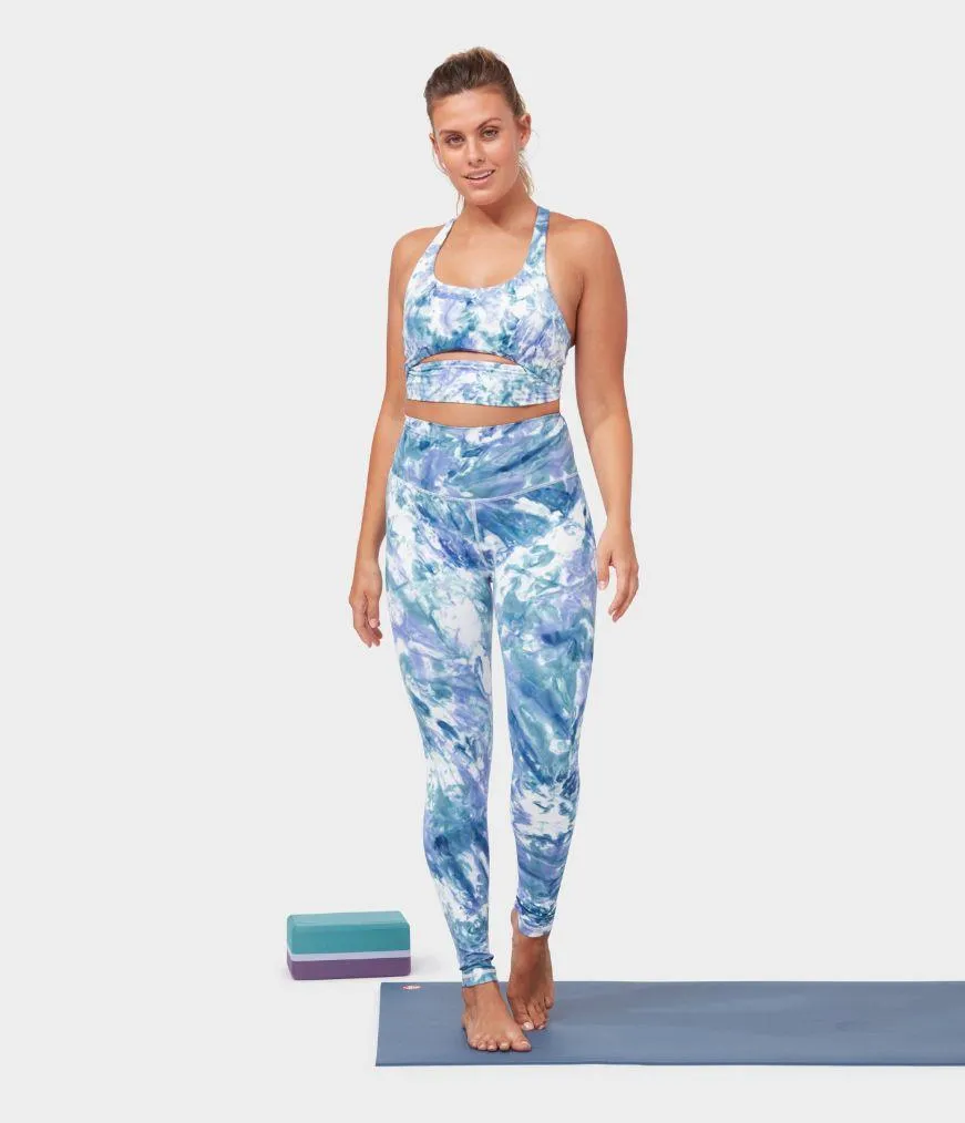 Manduka Apparel - Women's Aurora Legging - Aurora Be Bold Blue