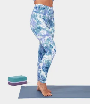 Manduka Apparel - Women's Aurora Legging - Aurora Be Bold Blue