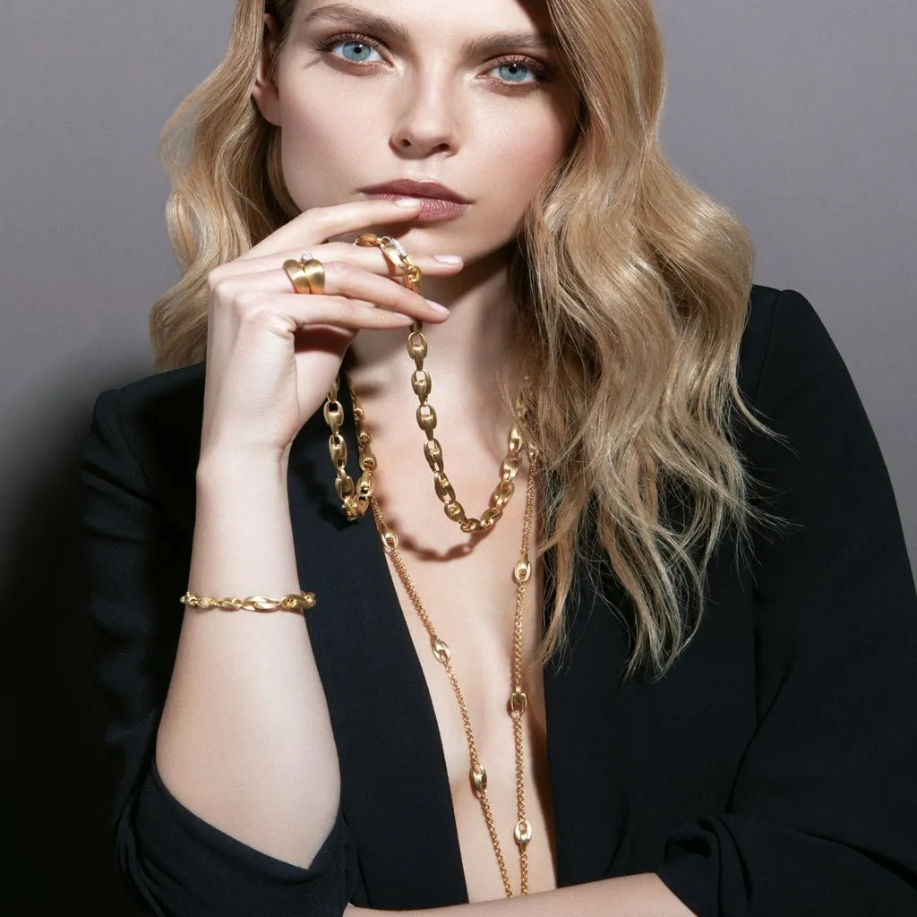 Marco Bicego Lucia 18K Yellow Gold Small Link Bracelet