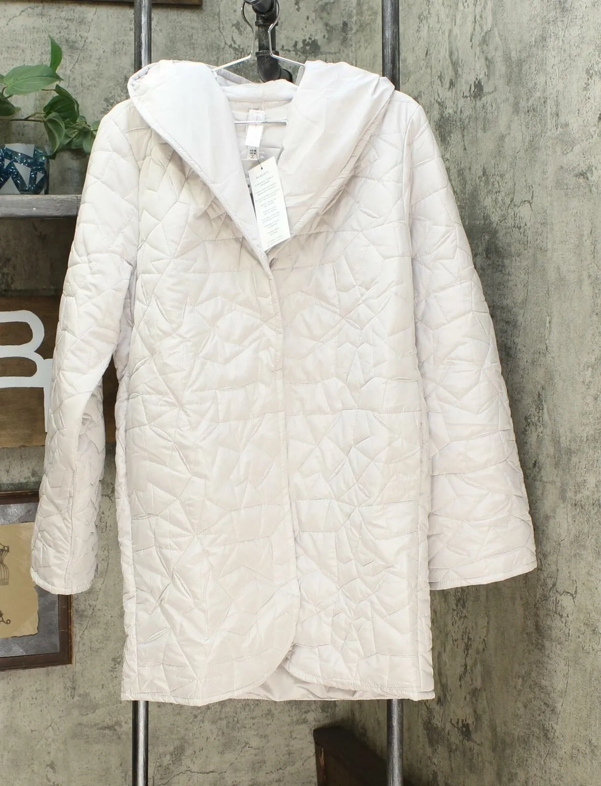 MarlaWynne Women's Reversible Lightweight Quilted Coat