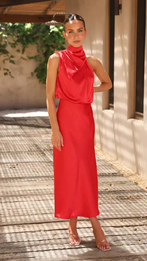 May® | Shiny Maxi Dress