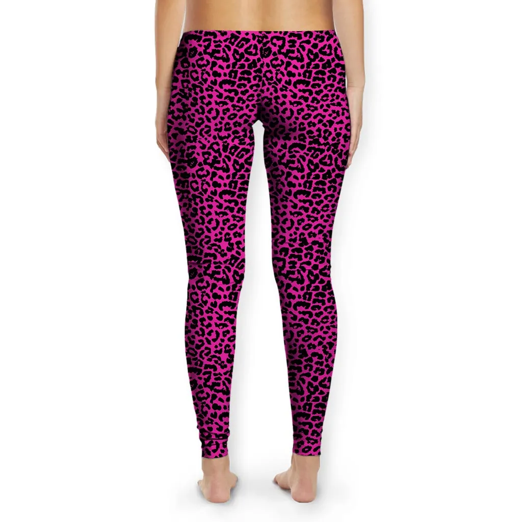 Meaningwave Neon Leopard Women's Tights
