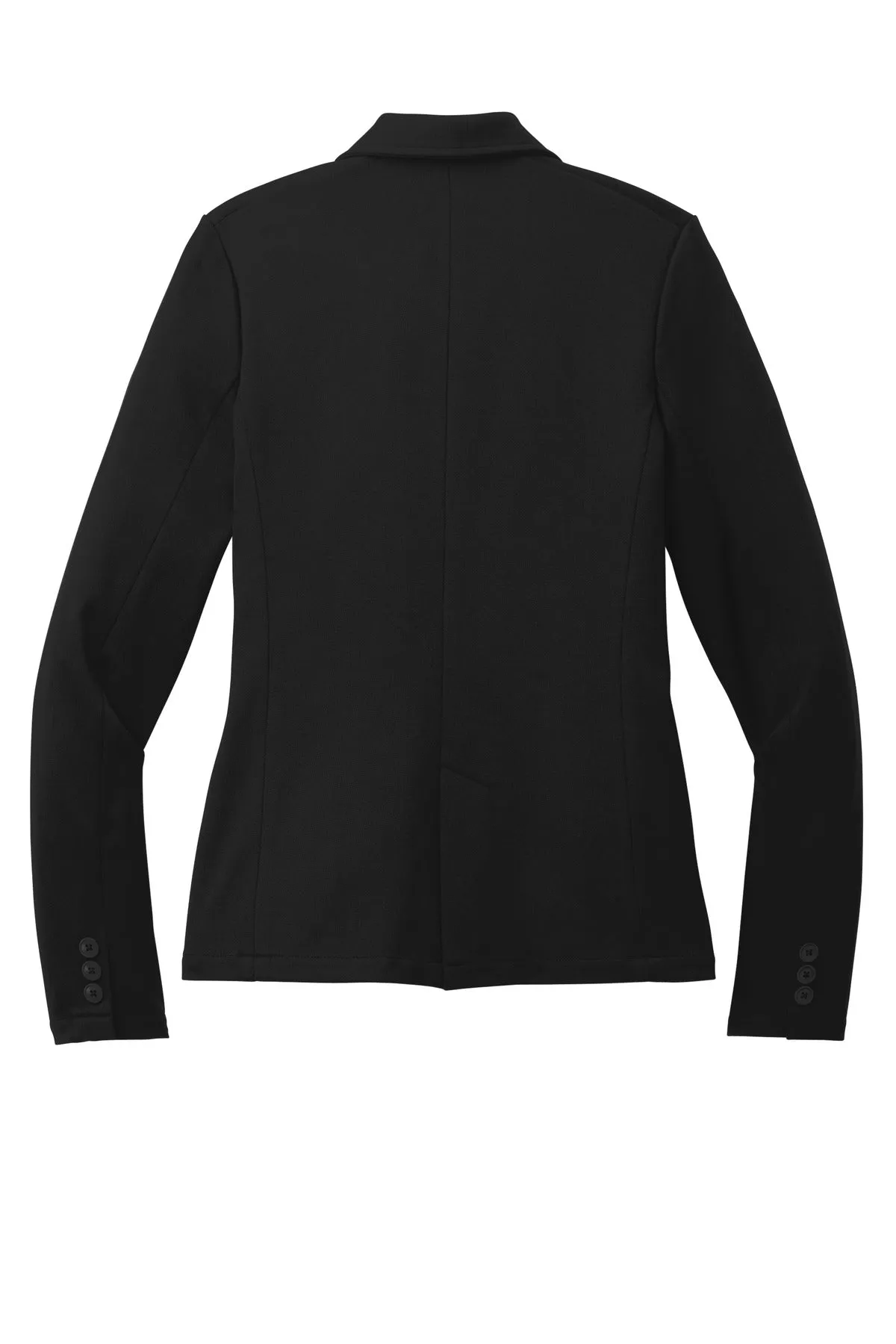 Mercer Mettle Women's Relaxed Knit Blazer MM3031 Deep Black