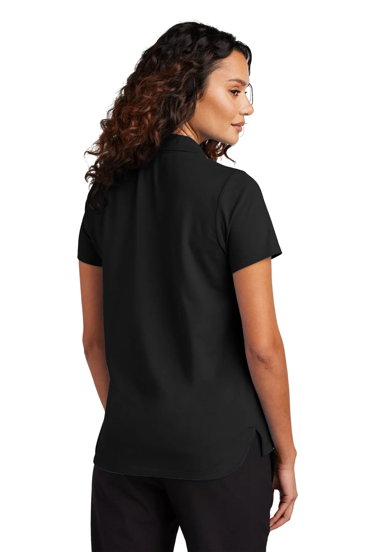 Mercer Mettle Women's Stretch Pique Polo MM1005 Deep Black