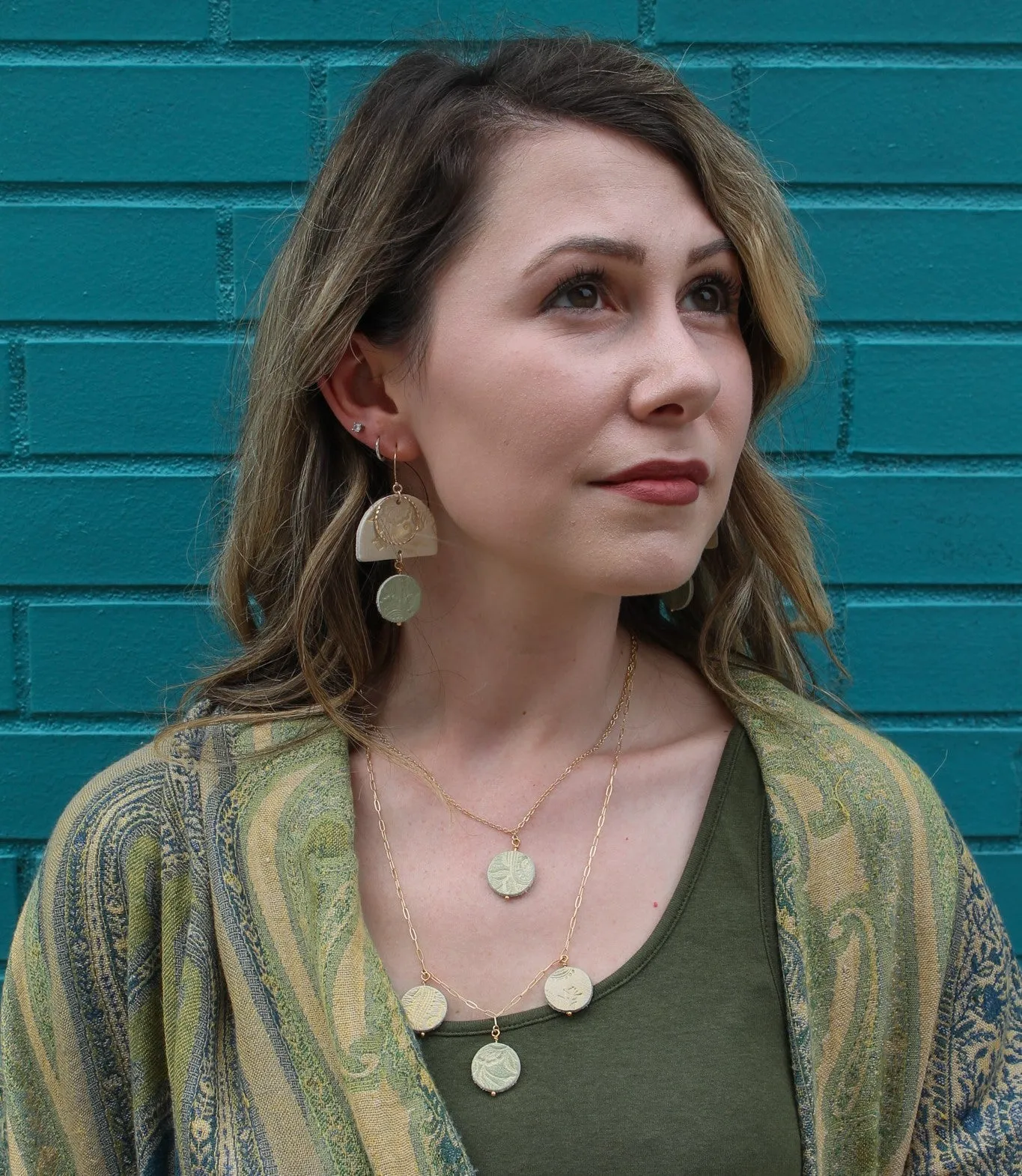 Meridian Earring / Golden Elemental