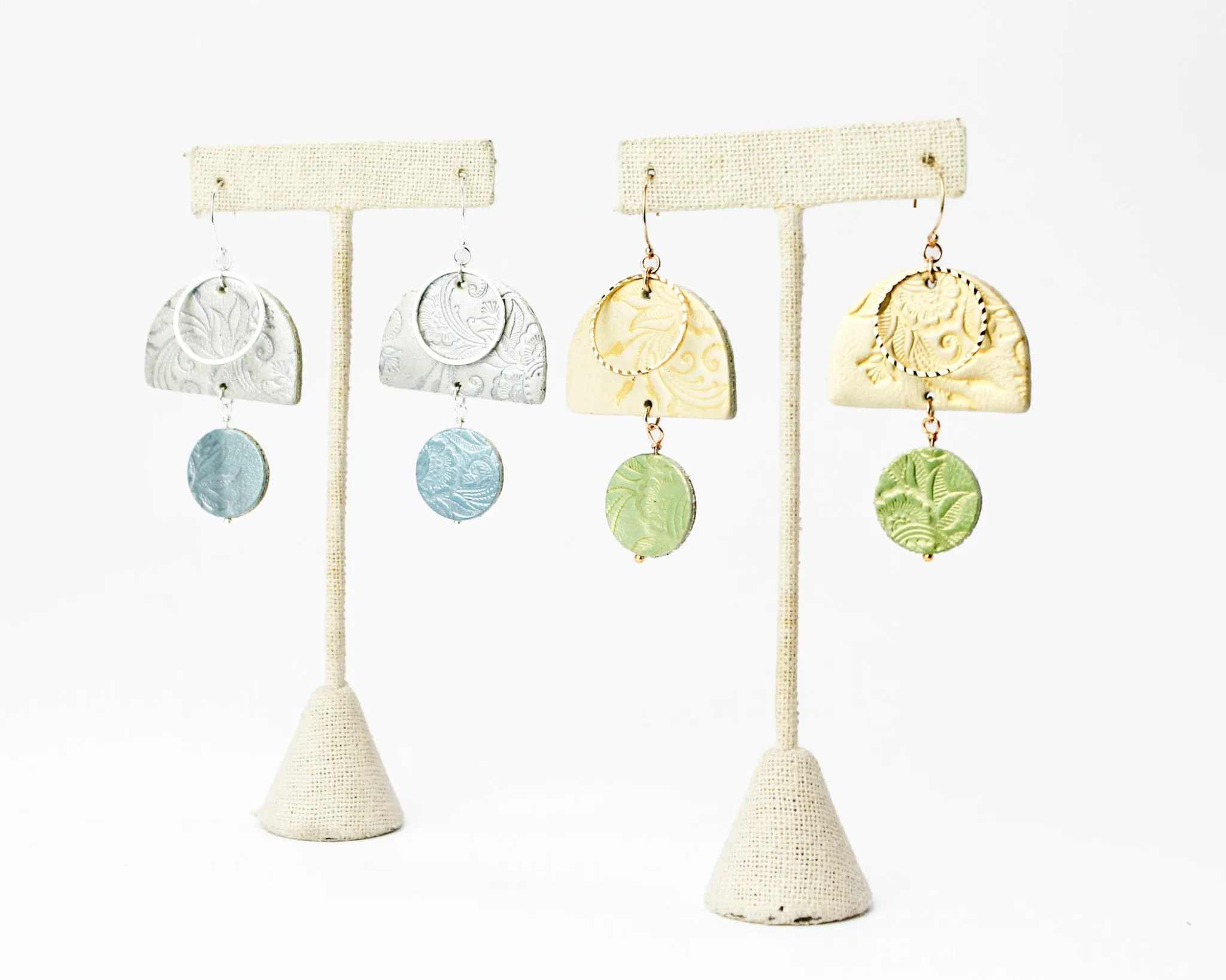 Meridian Earring / Silvery Elemental