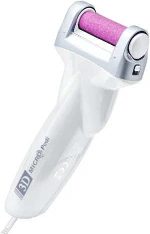 Micro-Pedi 3D POWER Callus Remover with Xtreme Coarse Soft & Flexible Roller (Most Powerful & Corded)