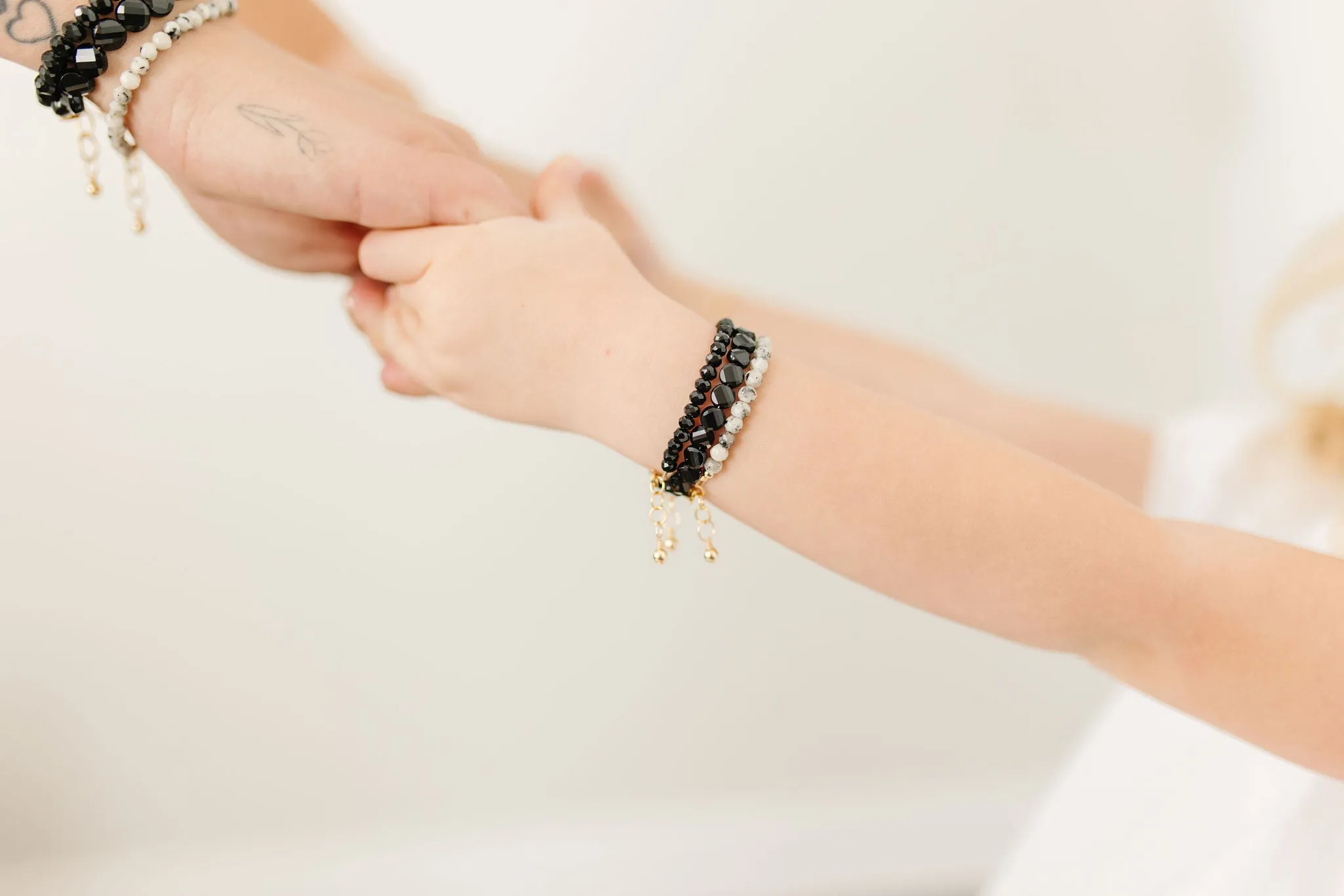 Midnight Mom   Mini Bracelet Set (4MM Beads)