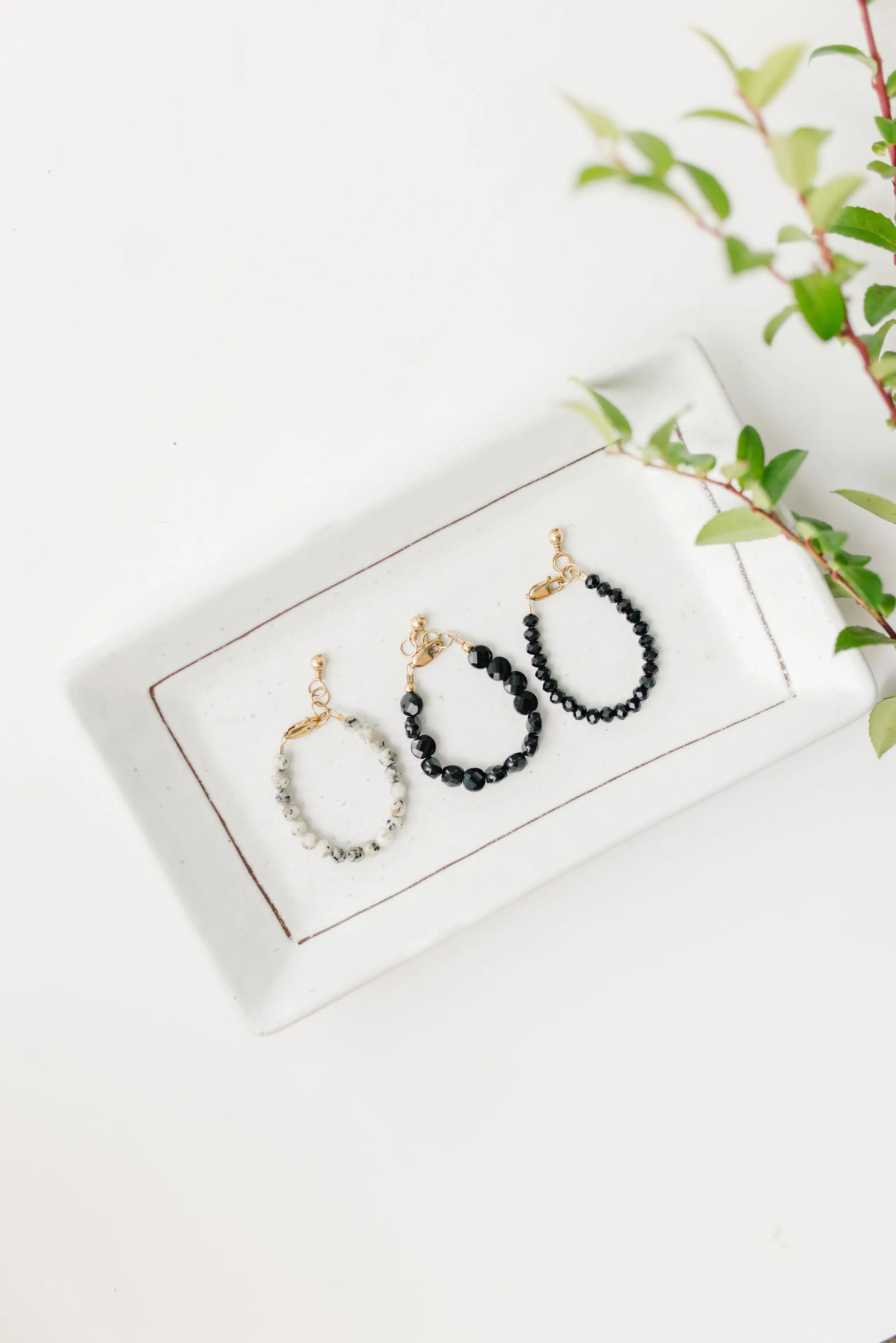 Midnight Mom   Mini Bracelet Set (4MM Beads)