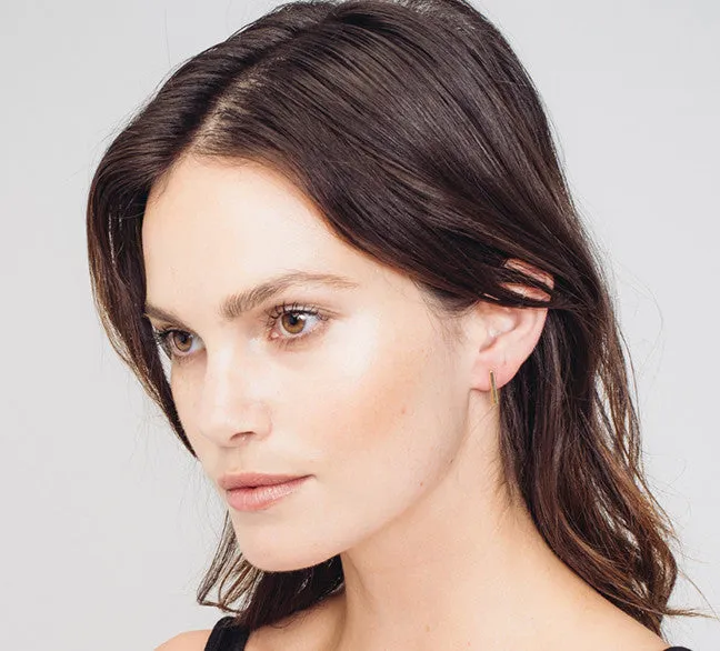 Mini Balance Earrings | Yellow Gold