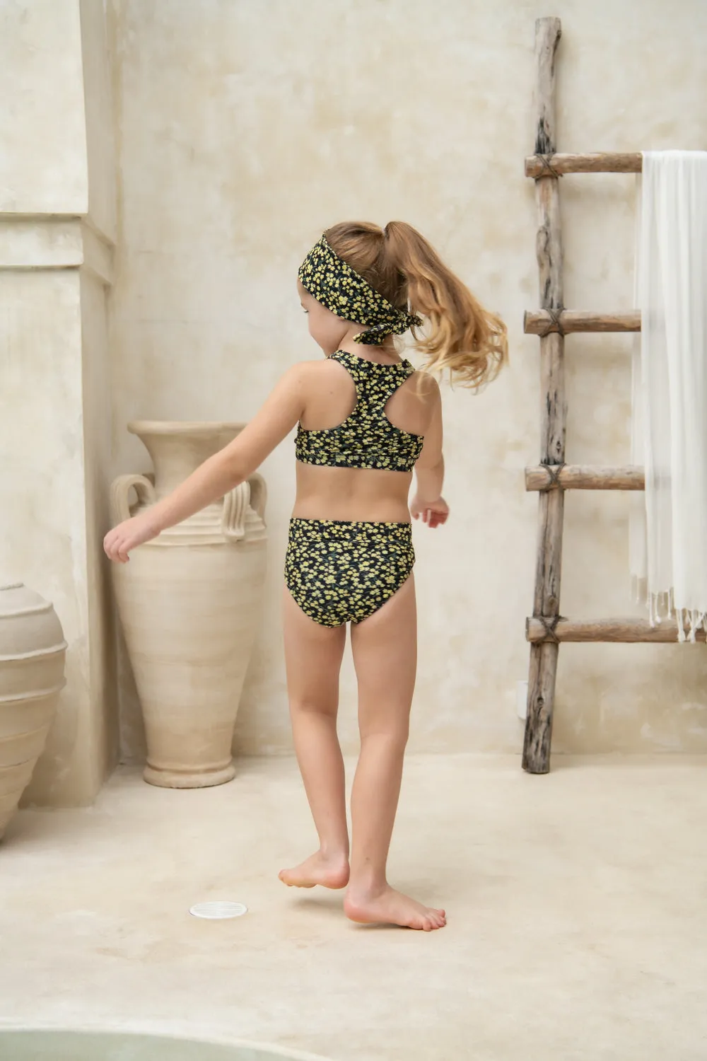 Mini Gia Bikini Set Final Sale - Midnight Blossom