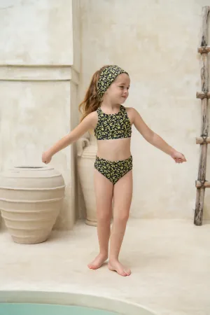 Mini Gia Bikini Set Final Sale - Midnight Blossom
