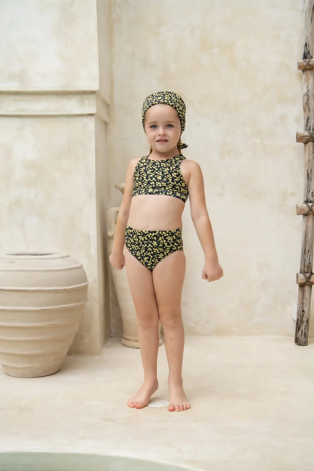 Mini Gia Bikini Set Final Sale - Midnight Blossom