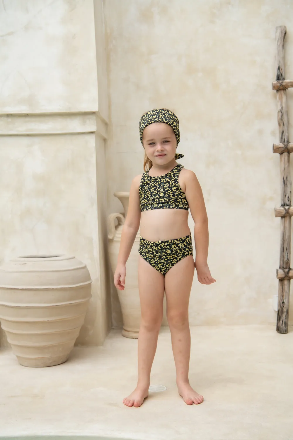 Mini Gia Bikini Set Final Sale - Midnight Blossom