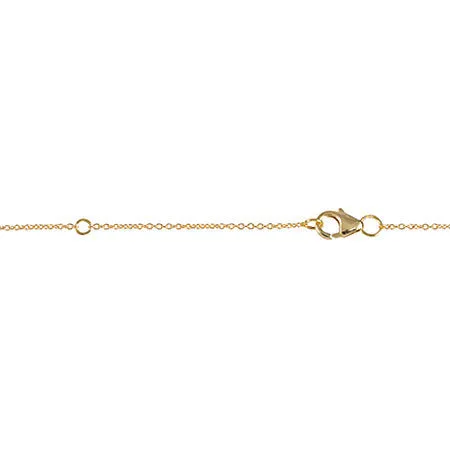Mini Marquis Necklace | Yellow Gold