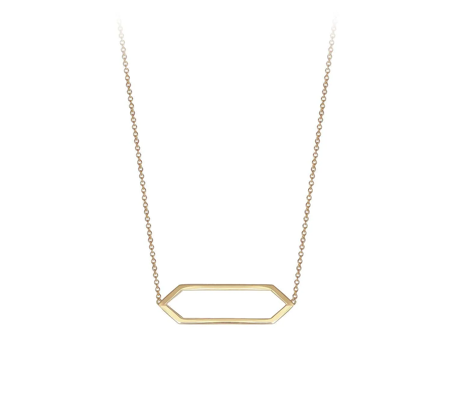Mini Marquis Necklace | Yellow Gold