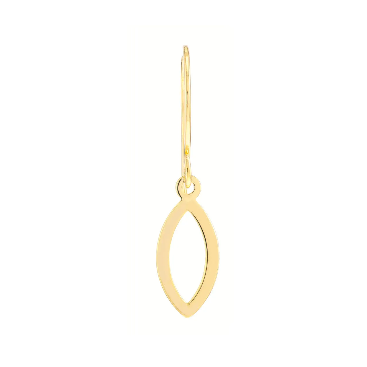 Mini Open Marquise Dangle Earrings