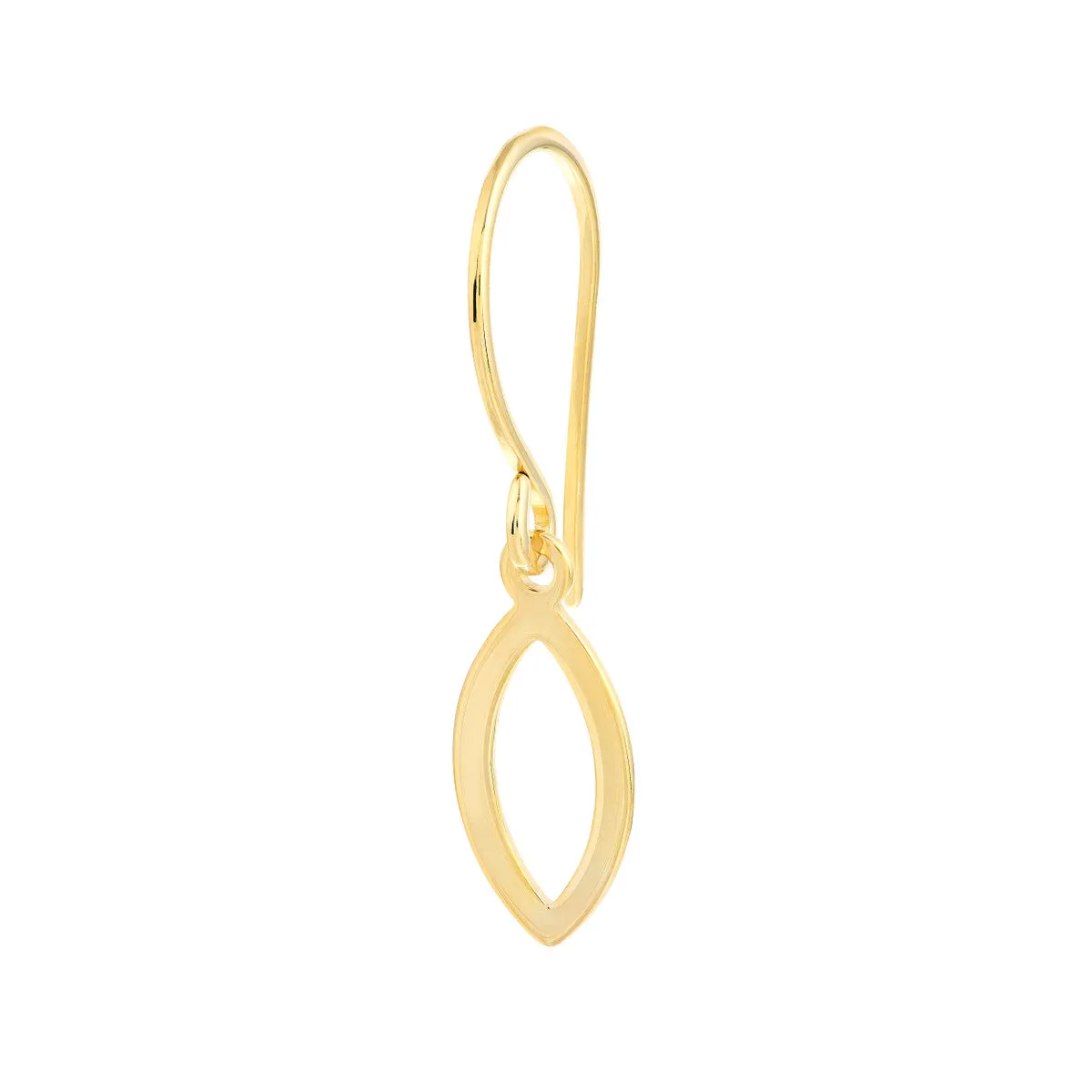 Mini Open Marquise Dangle Earrings
