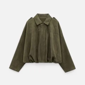 Monacogents | Women's Suede Pilot Jacket