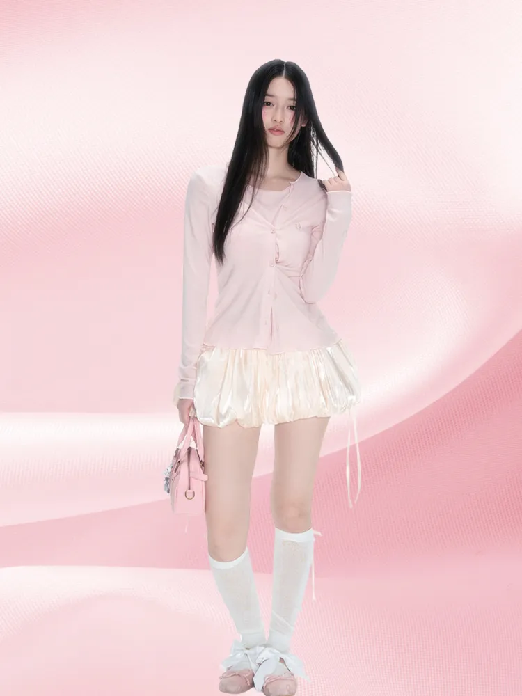 Moonlit Bubble Skirt