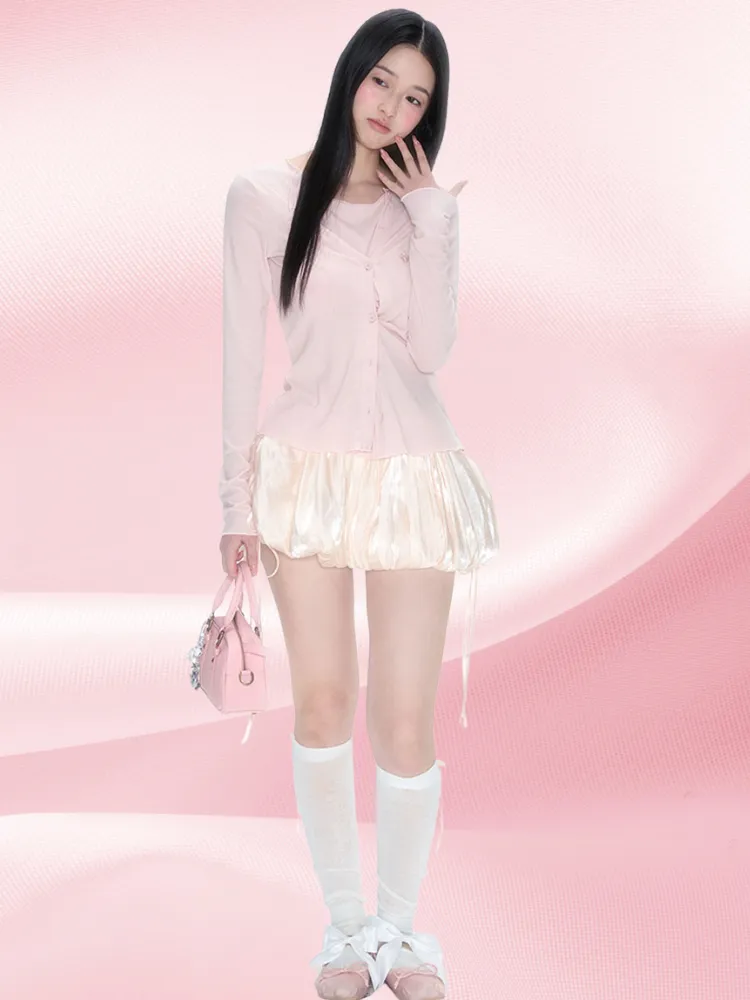 Moonlit Bubble Skirt