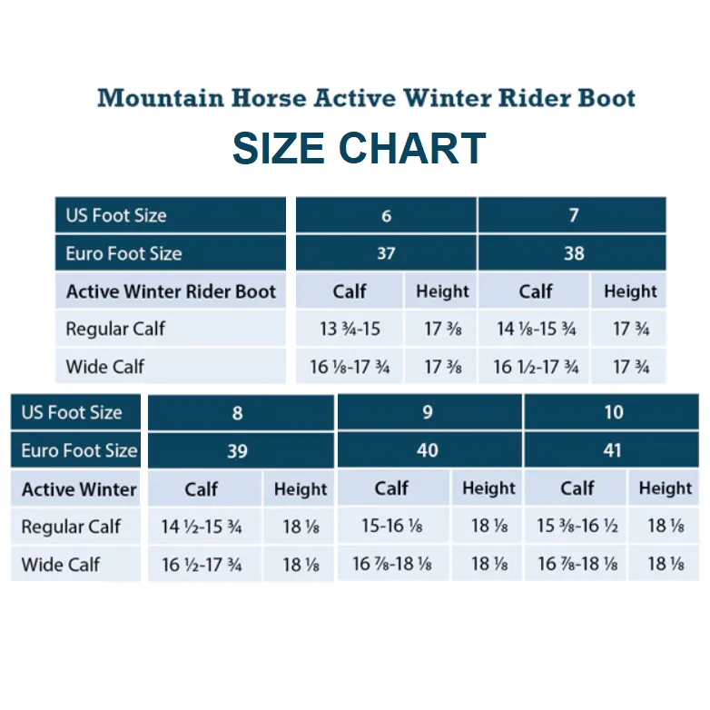 Mountain Horse Ladies Active HighRider Winter Boots