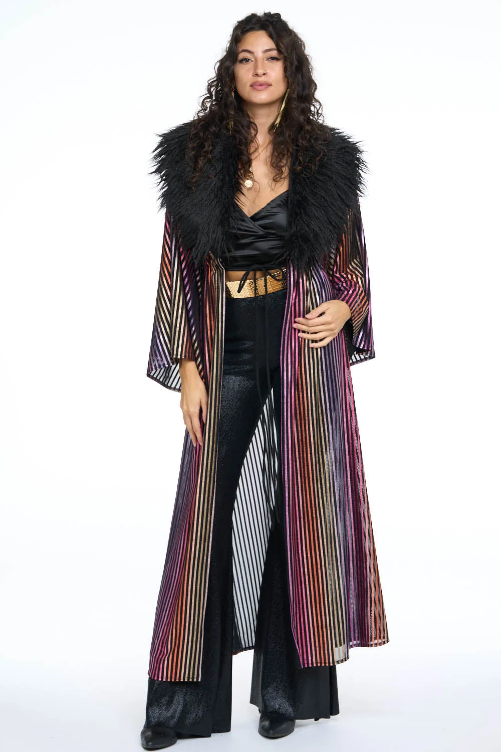 Multi Metallic Mesh Gemini Leisure Robe