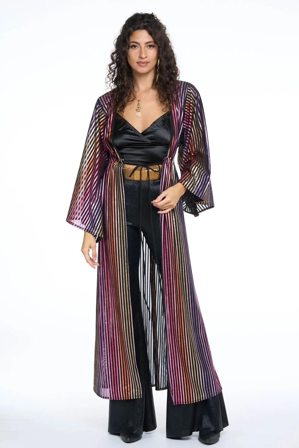 Multi Metallic Mesh Gemini Leisure Robe