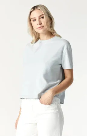 NATURAL CREW NECK TEE